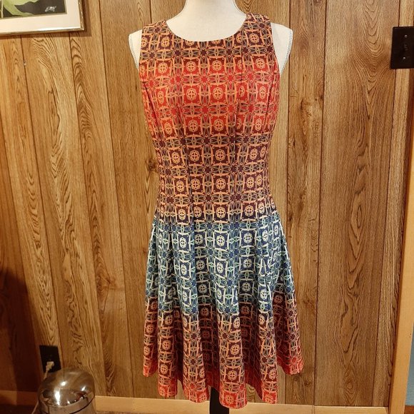 Julian Taylor Dresses & Skirts - Julian Taylor Printed Dress (Size 6)